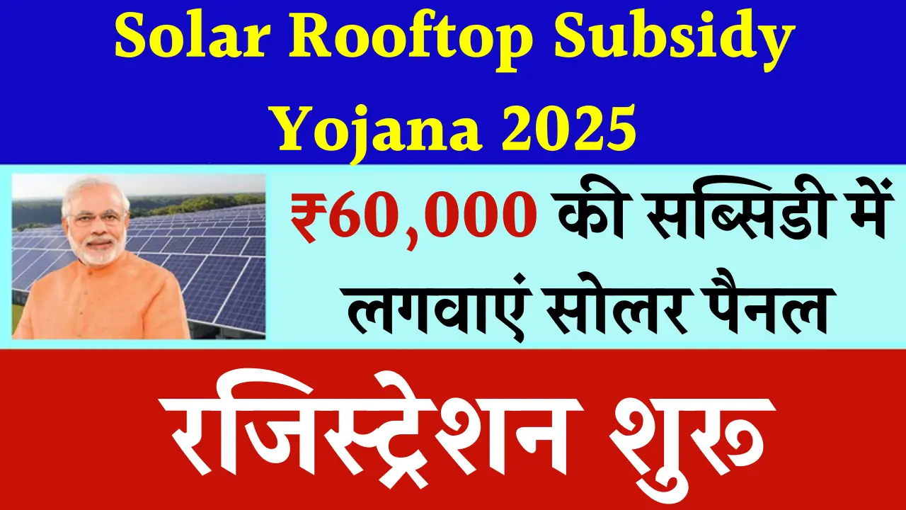 Solar Rooftop Subsidy Yojana 2025